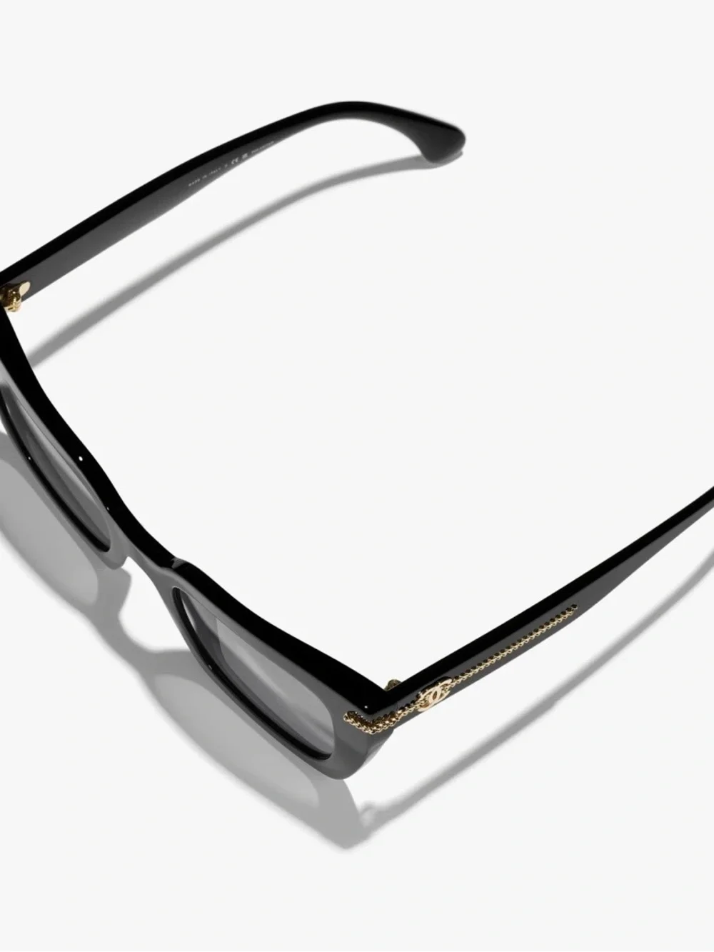 NWT Chanel Black Square Sunglasses with Gold Accent😍